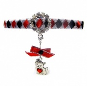 Glamorous Cat Collar - Red Kitten